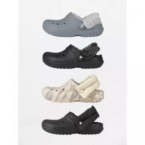 [크록스]라인드 클로그 겨울 방한 털슬리퍼 모음 4종택1
