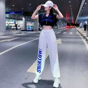 방송 댄스복 티 에어로빅복 스포츠 줌바댄스복 웨어 크롭탑