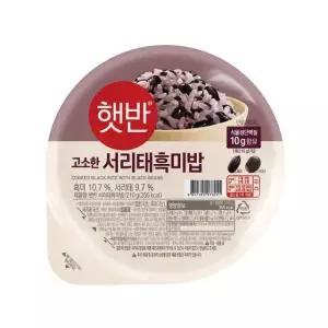 (코스트코제품) 햇반 서리태 흑미밥 210 g x 18