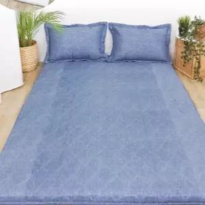 요 매트 세트 싱글 손님용 접이식 누빔 요 매트 1인용 2인용 3인용 캠핑용요 폴리요 경량 간이 침구