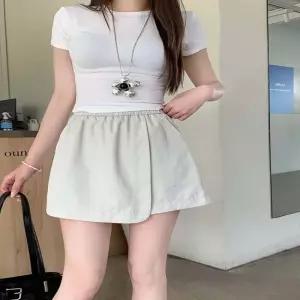 스커트 치마 SK 여자 데일리 랩 밴딩 반바지