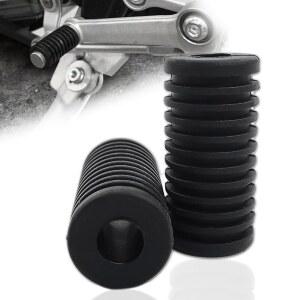 스즈키 가와사키 혼다 야마하와 호환되는 XITUADDA 모터사이클 기어 시프터 레버 커버 유니버설 고무 변속 페달 2PCS