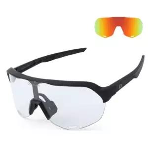 오클랜즈 자외선 차단 자전거 전용 고글_블랙 프레임+레드미러 편광렌즈 낚시 모터사이클