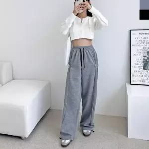 긴바지 루즈핏 밴딩 배기 세미 신상 배기팬츠 캐쥬얼 (WFJ4XPZ)