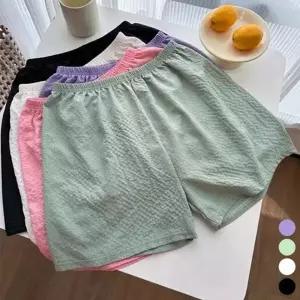 면바지 휴가 여자반바지 여름반바지 5부바지 여름 면 (WFJPRUE)