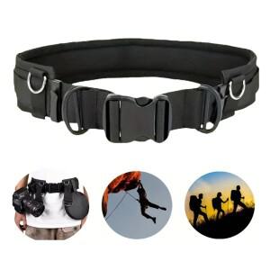 [호환품]DSLR 카메라 허리 벨트 SLR/DSLR 삼각대 손전등 물병용 다기능 야외  액세서리