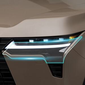 [호환품]렉서스 호환 GX 550 고급 프리미엄 오버 2024 자동차 헤드라이트 B 필러 후방 보호 필름 스티커 키