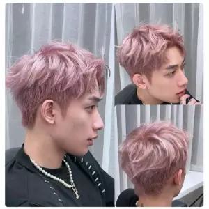 남성 트렌드 헤어피스 인모 전체가발 내츄럴 헤어패턴 패션 고급 듀얼컬러 니들가발