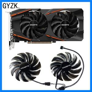 GIGABYTE 라데온 그래픽 카드 교체 선풍기 GIGABYTE RX590 580 570 GTX1070 1070ti GAMING WINDFORCE PLD09
