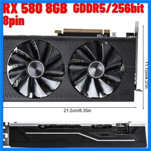 듀얼 선풍기 그래픽 카드 포함 그래픽 비디오 카드 PC 게임용 GDDR5 256 비트 GT610 1/2GB 그래픽 카드 싱