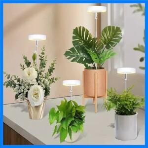 LED 수경재배 램프 LED 성장등 풀 스펙트럼 식물등 조절 가능한 디밍 기능 타이머 포함 실내 식물용 조명