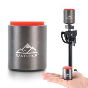 [미국배송] 스탠드가 없는 이스트락 미니 연습 드럼 패드 2.16인치 무소음 초보자용 실리콘 덤 (그레이)