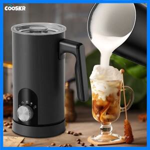 전기 우유 거품기 냉온 겸용 폼 메이커 커피 카푸치노 라떼용 자동 회전식 거품 크림 우유 블렌더