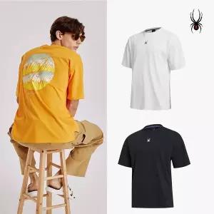 매장정품 SPYDER 스파이더 [스파이더 본사] 공용 빅 그래픽 반팔 티셔츠 SPIMCNRS307U 772103