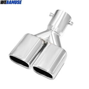 2024 토요타 알파드 40 시리즈 더블 헤더 사각 스테인레스 스틸 배기구 머플러 테일 파이프