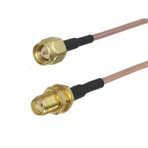 1PCS RG316 플러그 4인치 벌크 RF 안테나 SMA 피그 라디오 케이블 동축 점퍼 커넥터 20M