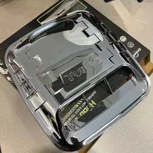 본넷덕트 크롬 실버 커버 후드 에어 플로우 인테이크 벤트 보닛