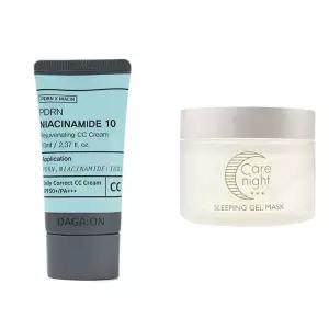 톤업 나이 아신아마이드 씨씨 CC 크림 케어 트 보습 말오일 발 페이스