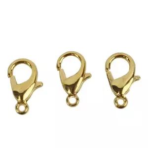 비즈공예 부자재 골드 랍스터고리 50개입 재료 수공예 액세서리 (WFJ6UU9)