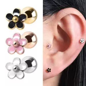 써지컬 스틸 미니 플라워 패션 피어싱 3종 택1 (44366660)