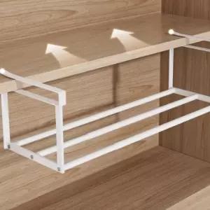 주방 수납 언더 선반 길이 조절 싱크대 정리 진열대 걸이형 수납대 (WFJ6VBR)