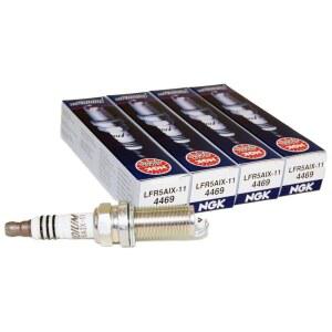 NGK 이리듐 IX 스파크 플러그, 4팩, 구리 코어, 토요타 하이랜더 베이스 2009-2013 2.7L / 2672cc 호환