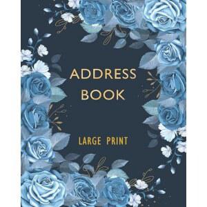 [미국배송] 주소록: 알파벳 인덱스가 있는 대형 인쇄 주소록 이름 생일 전화번호 주소 이메일 등을 추적할 수 완벽한 정리 노트... 가정 및 사무실에 적합