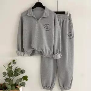 브리치 헤이븐 젬슬 반집업 기모 트레이닝 세트3color