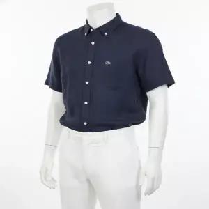 [라코스테]Short Sleeve Linen Shirt CH5699-166 로고 패치 레굴러 핏 리넨 반팔셔츠 819509