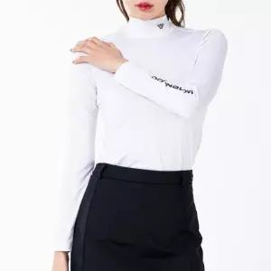 고품질 터틀넥 목폴라 긴팔 목티 신상 겨울 여자 반폴라 면 (WFJRN3F)