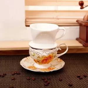 세라믹 커피드리퍼 드리퍼 핸드드립커피 소형 화이트 (WFK8XDC)