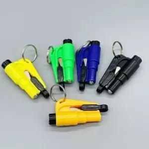 TC 다용도 차량용 미니 키링 안전용품 해머 망치 (WFJ6ZUH)