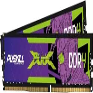 PUSKILL DDR4 32GB(2x16GB) 3200MHz PC RAM CL16-18-18-42 1.35V 게임 및 고성능 컴퓨팅용 데스크톱 메모리