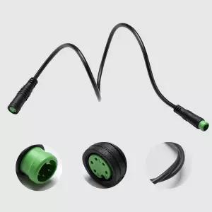 전기 자전거 전동 UART 디스플레이용 5핀 연장 케이블 남성/여성 커넥터 바팡 액세서리