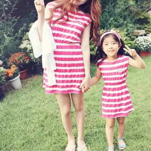 어린이 아동 엄마 딸 얇은 화이트 시스루 가디건 이너 데일리룩 여성코디