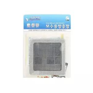 보수용 방충망 대형 9x9cm 2매입 모기장 시 보수용방충망 모기장 보수