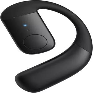 Xmenha 싱글 블루투스 이어폰 오픈 이어버드 골전도 귀걸이형 헤드폰 마이크 포함 무선 헤드셋 (업무용)