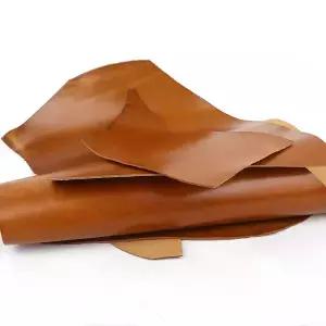 인조가죽시트지 가죽 수선패치 노란 갈색 2mm 딱딱한 오일 왁스 천연 최상겹 수제 DIY 장부 가방 지갑 카드