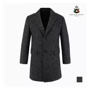 [브루노바피] 챠콜 칼라반전 하프코트_MANELWWA201