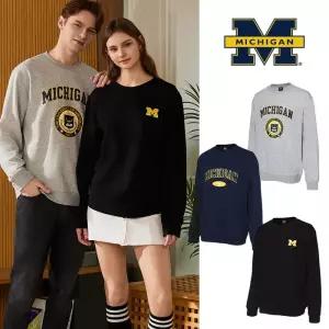 3종세트미시건 대학교 남여 유니 맨투맨 3종세트 1620383