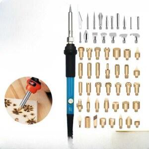 목공예 EU 도구 플레이트홀더 파이로그 납땜세트 내열35W인두 우드버닝펜 인두기 우드버닝기 버닝툴 버닝팬 스펀지 공예용