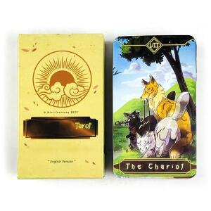 리뉴얼 타로 카드 가족 모임 게임 신비한 점술 오라클 보드 놀이 테이블 단자문 타입 클래식 디자인