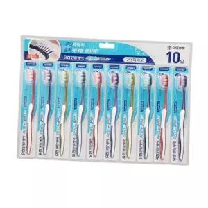 구강관리 bns 유한 덴탈케어 이코노플러스 2단 미세모 10개입 양/구강관리/치아관리/가글/양치습관