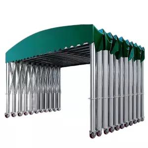 대형 자바라 천막 물류 그늘막 터널식 야외 방수 캐노피