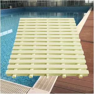 수영장 배수 격자 내구성이 뛰어난 ABS 플라스틱 바닥 커버 실내/외용 샤워 스트레이너 18x100CM 2팩