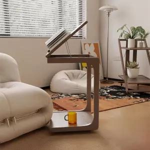 각도조절 사이드 테이블 티타임 노트북 수납 독서대 원목 쇼파 이동식