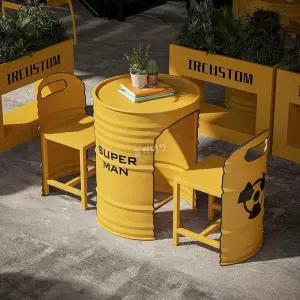 야외 바테이블 정원 철제 인테리어 의자 카페 가든 테라스