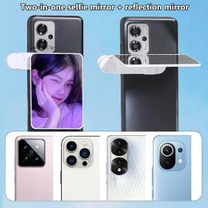 휴대폰 리어 셀카 야외 여행 촬영 클립 반사 사진 도구 모바일 렌즈 액세서리 2 in 1 조절식 스카이 미러