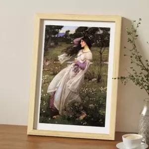 액자 사이즈 베이지 A4 상장 우드 (WFK9118)