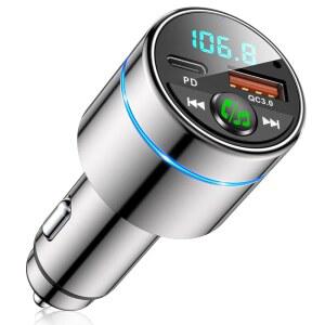 자동차 블루투스 3용 노이즈 라이트 통화 18W 20W 송신기 어댑터 FM 키트 FOCBY 하이파이 캔슬링 QC3 충전기 음악 고속 무선 핸즈프리 라디오